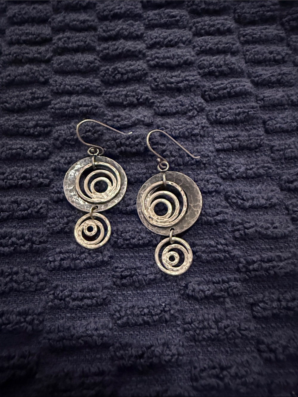 Silpada Sterling Silver Circular Drop Earrings - Women Jewelry